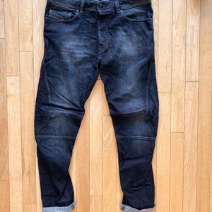 Diesel stretch denim jeans articulated 3D indigo